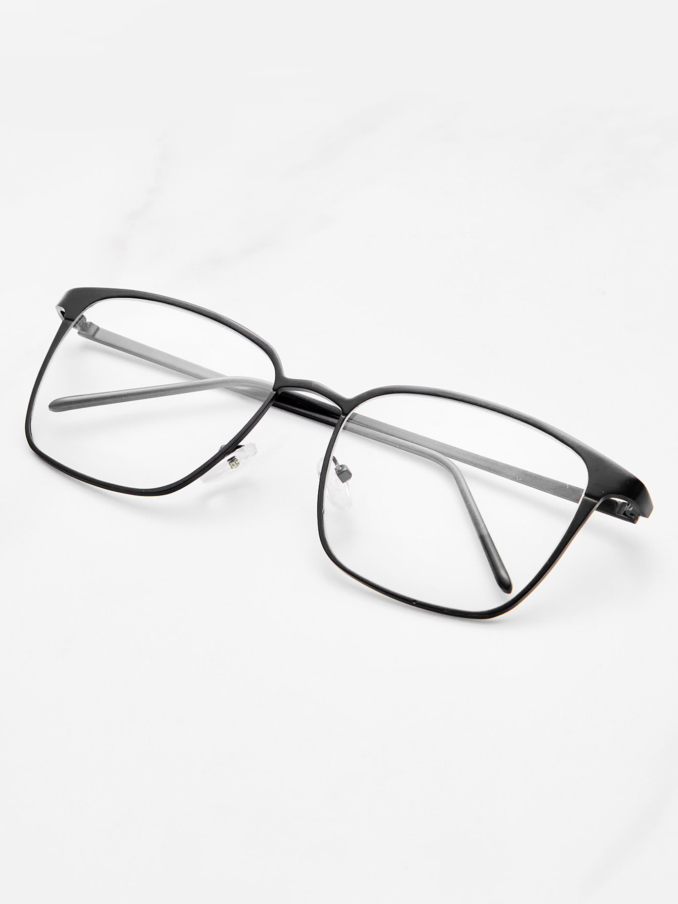 Skinny Frame Square Glasses SheIn(Sheinside)