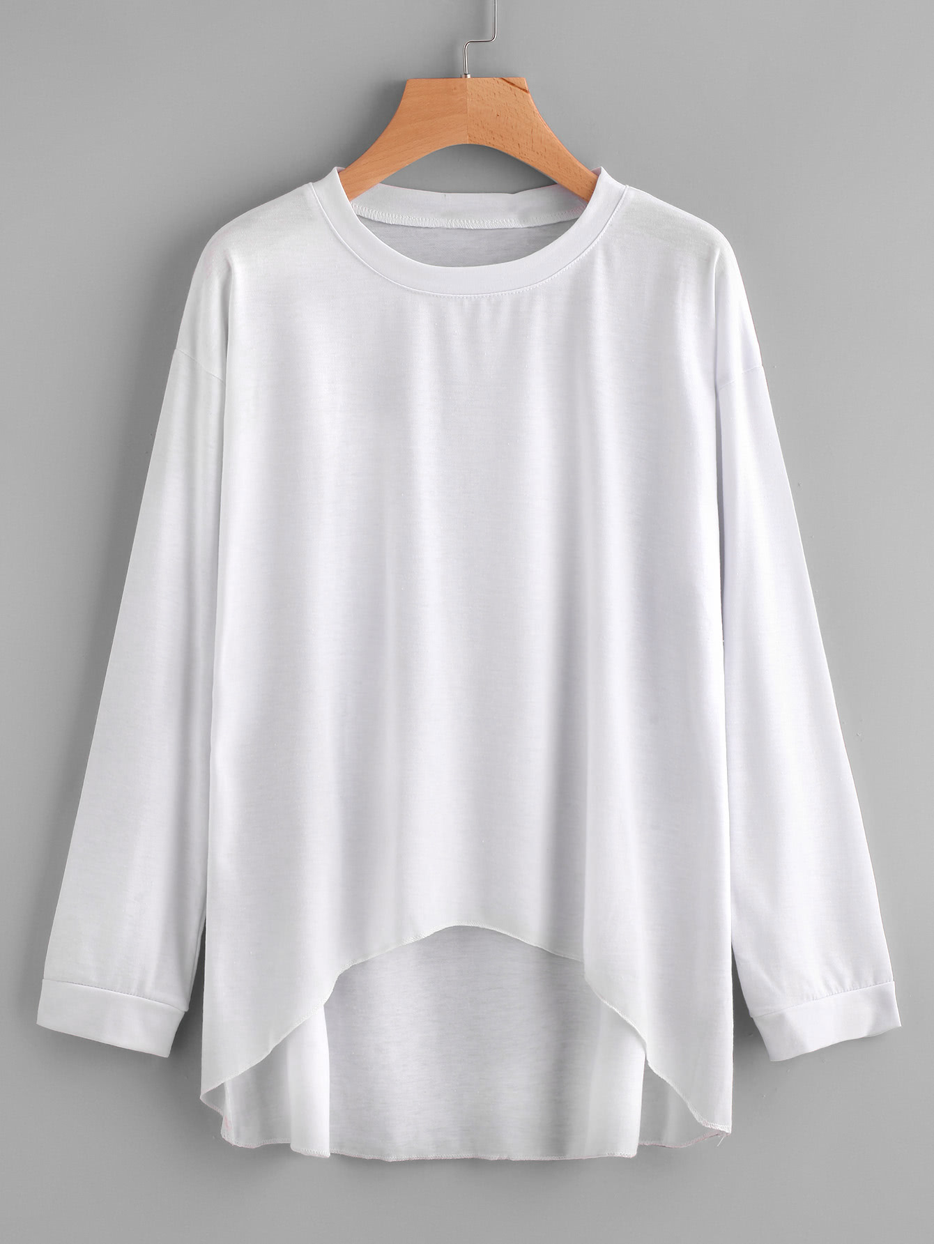 Модный асимметричный джемпер