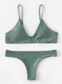 Adjustable Strap Bikini Set