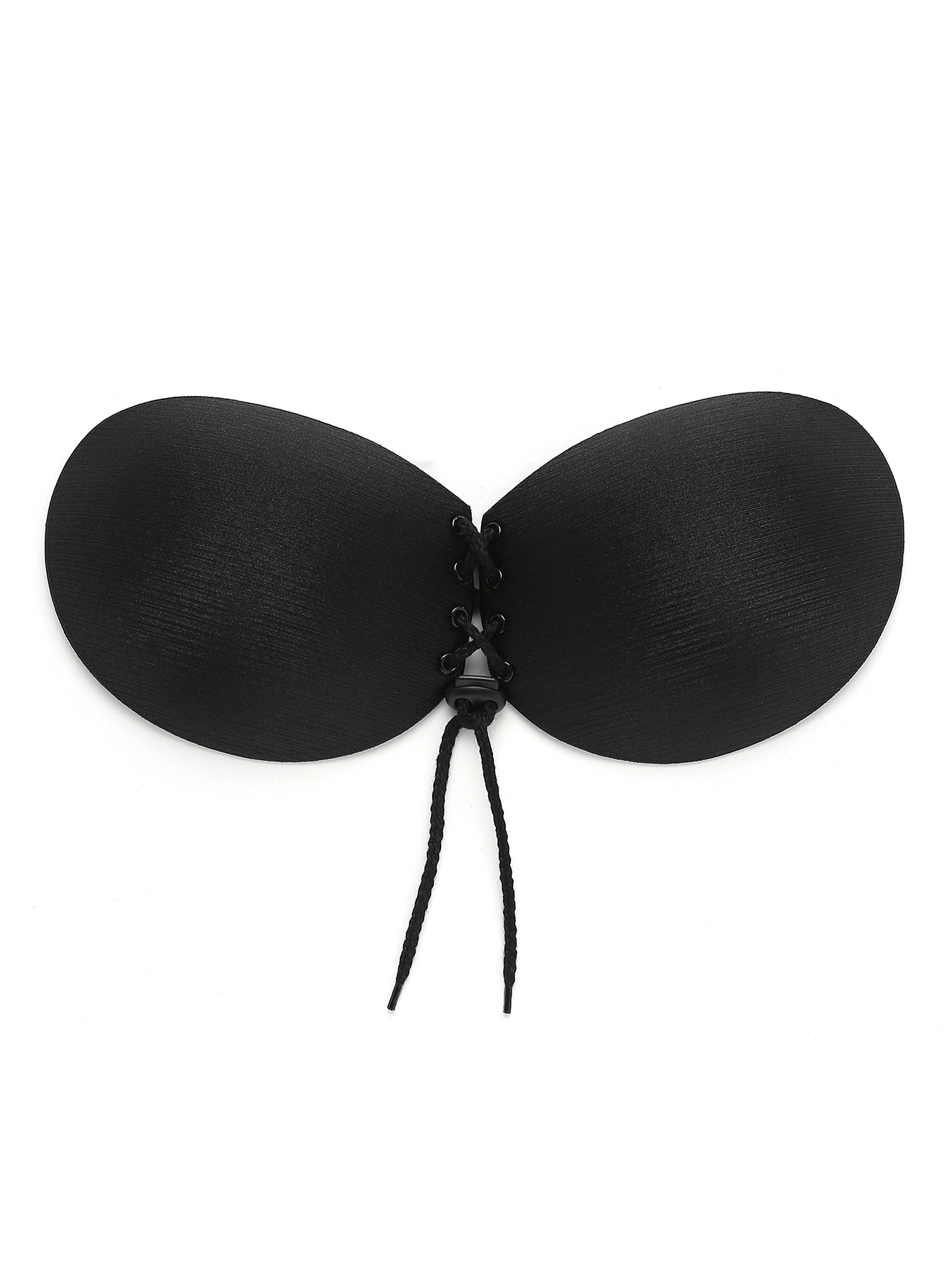 Lace Up Backless Stick On Bra SheIn(Sheinside)