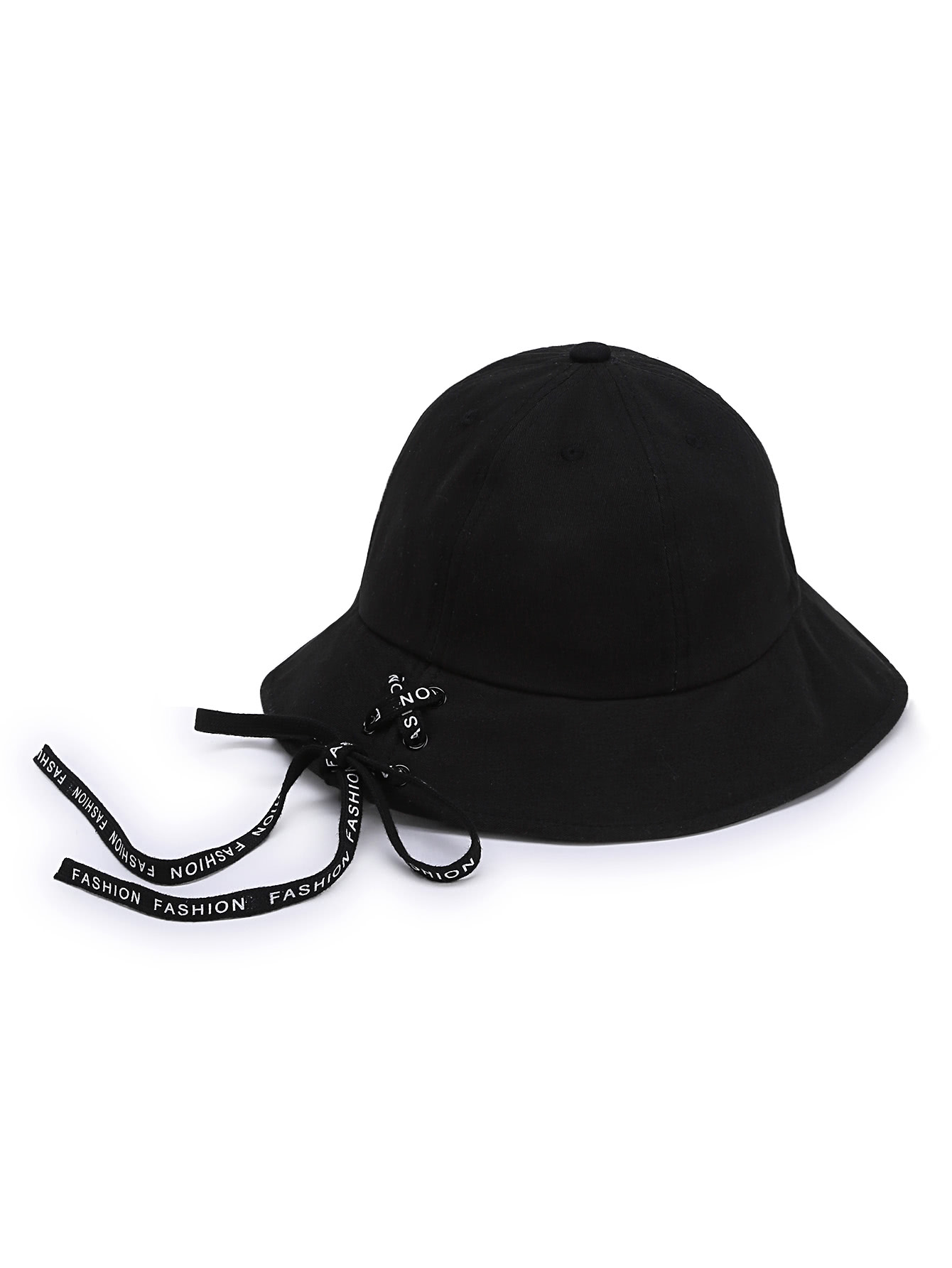 Lace Up Design Bucket Hat SheIn(Sheinside)