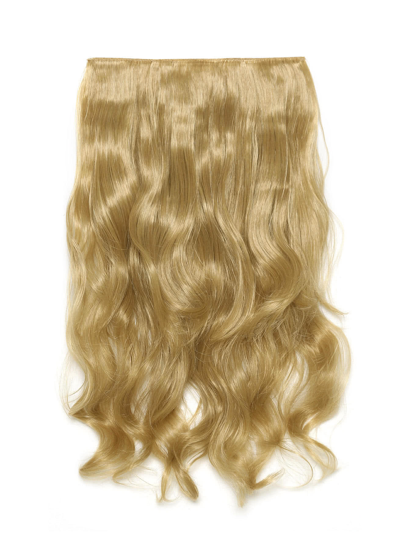Golden Blonde Clip In Soft Wave Long Hair Extension SheIn(Sheinside)