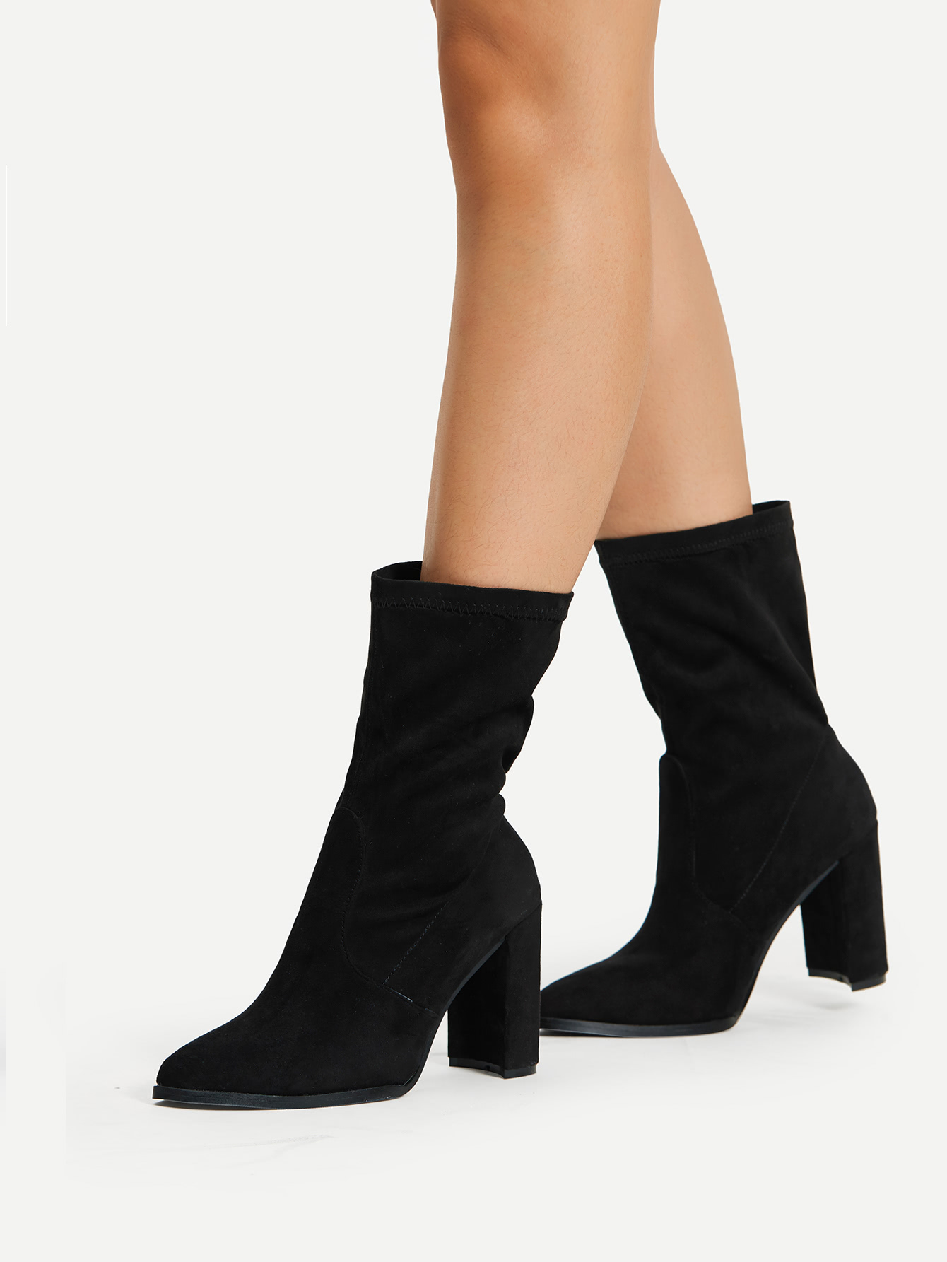 high heel ankle boot pointed toe high heeled ankle boots shein sheinside high heel ankle boot pointed toe high heeled ankle boots shein sheinside