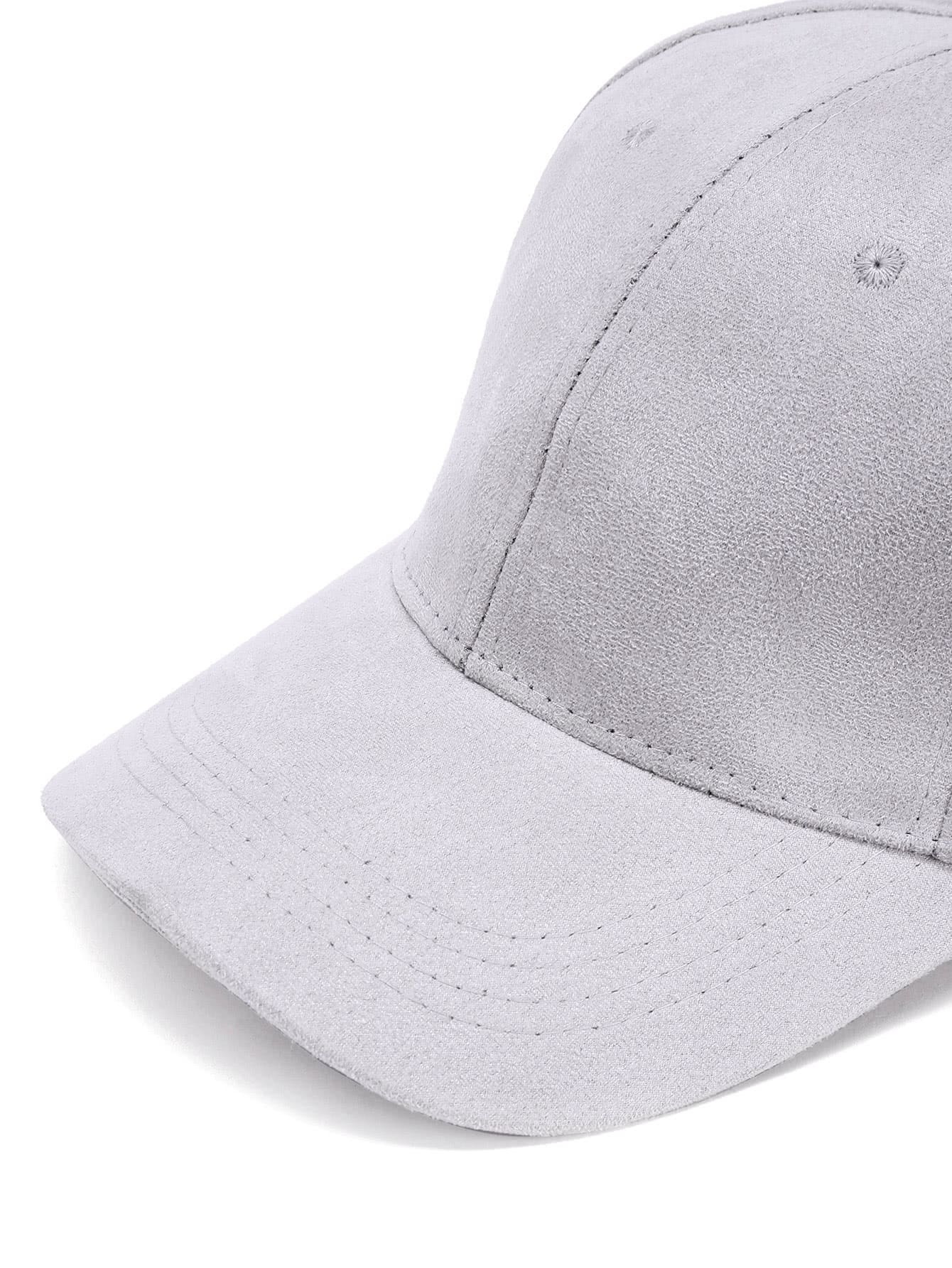 Suede Baseball Cap SheIn(Sheinside)