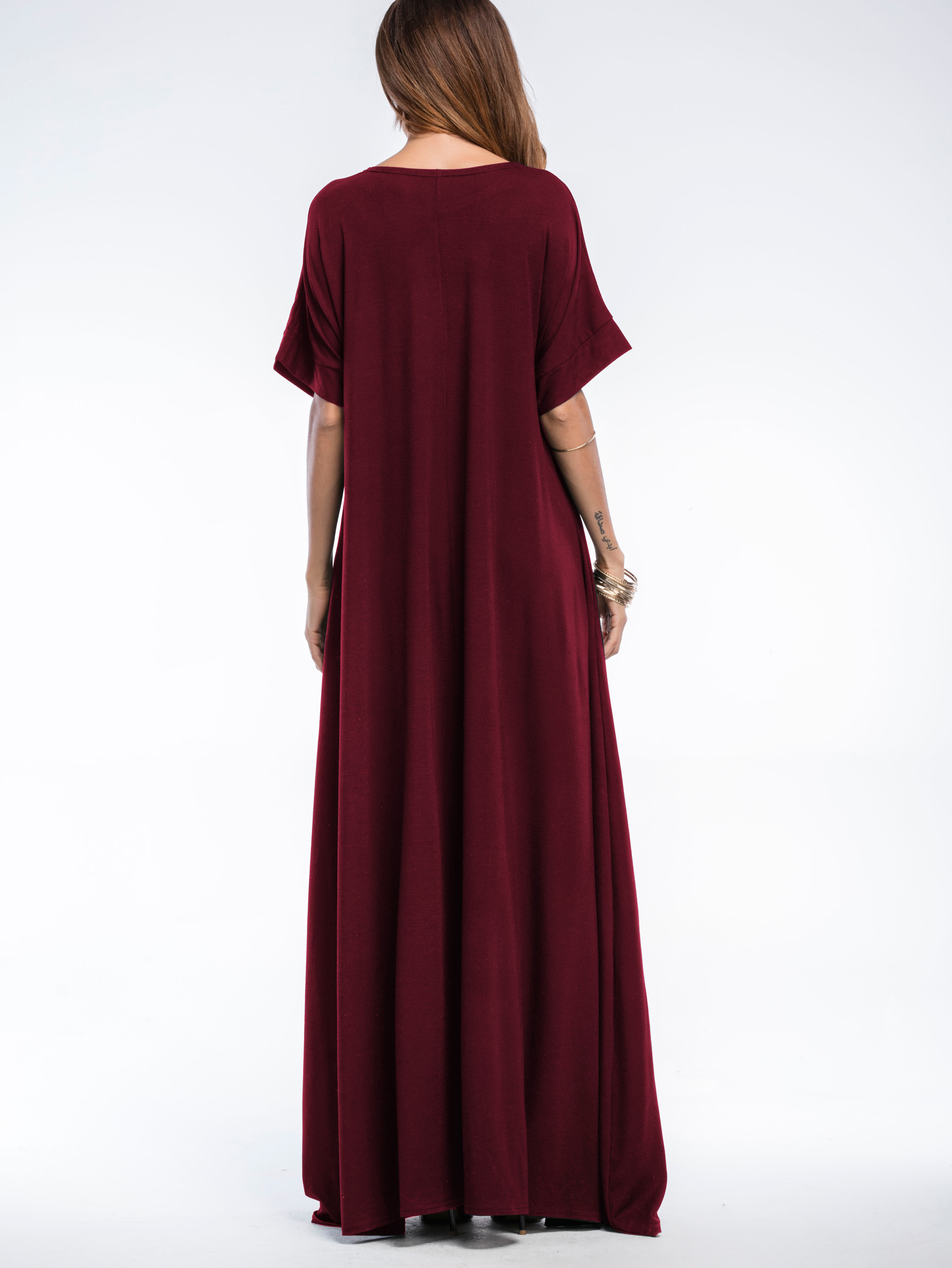 Hidden Pocket Side Tent Dress SheIn(Sheinside)