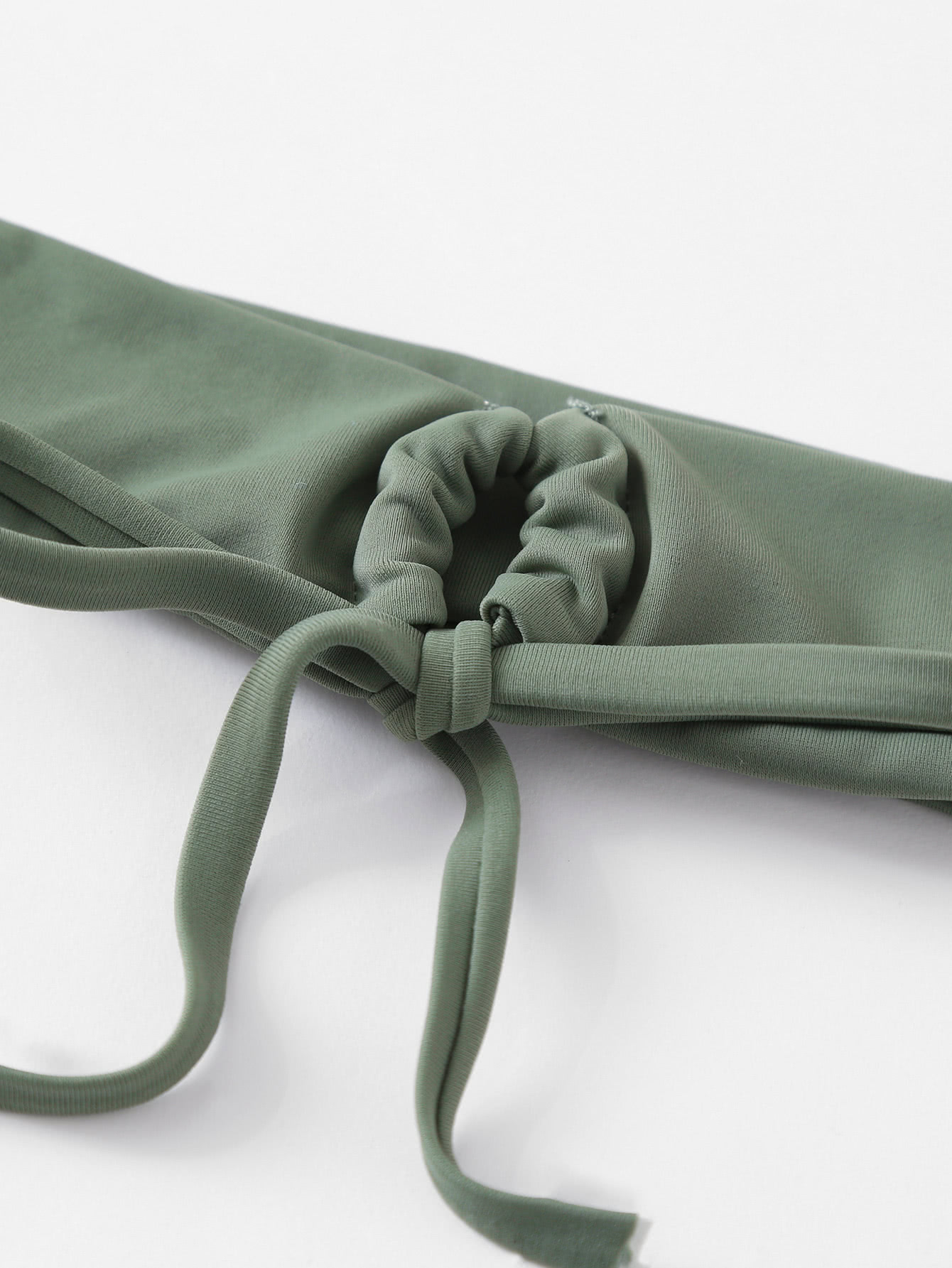 Embroidered Rose High Waist Bikini Set With Choker SheIn(Sheinside)