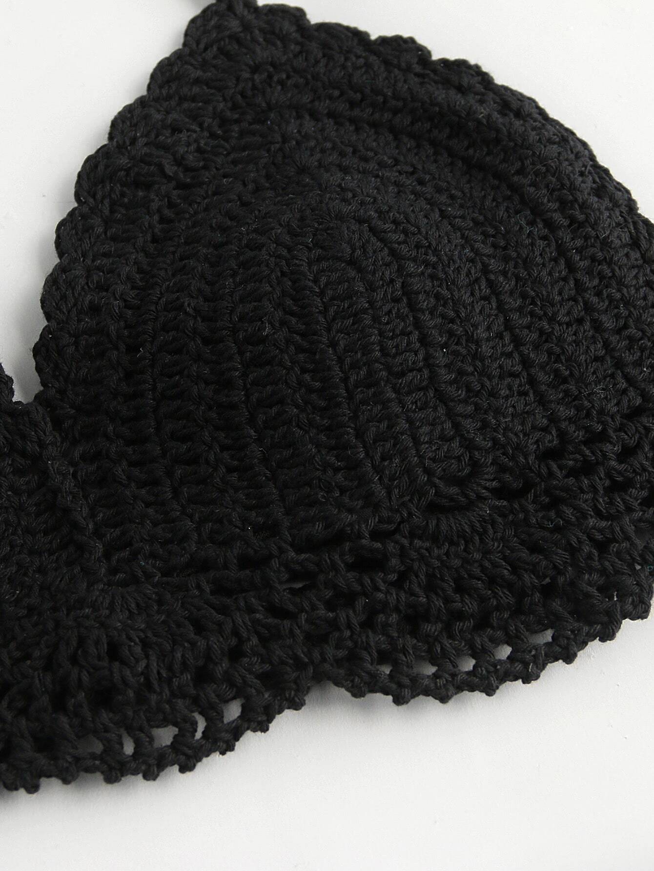 Mix And Match Crochet Bikini Set SheIn(Sheinside)