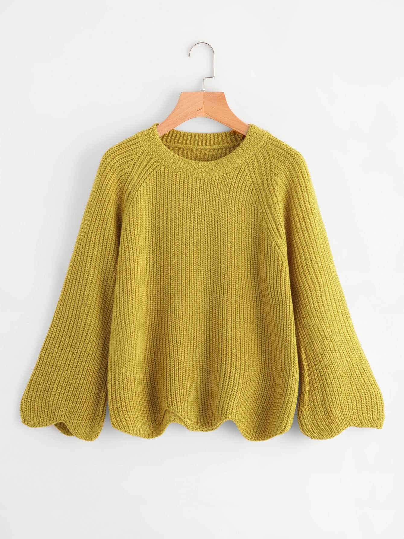 Модный вязаный джемпер