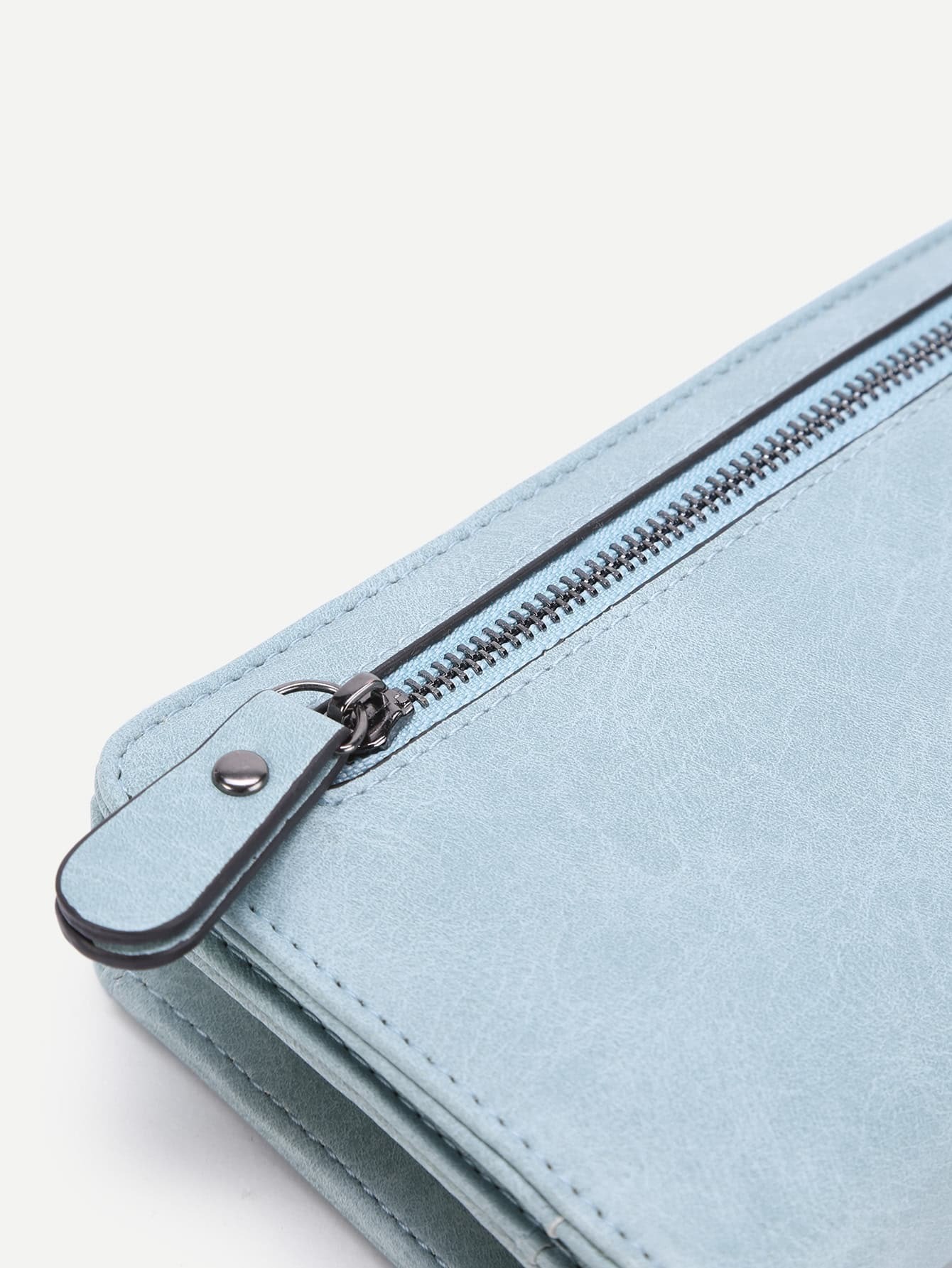 Zipper Front PU Purse SheIn(Sheinside)