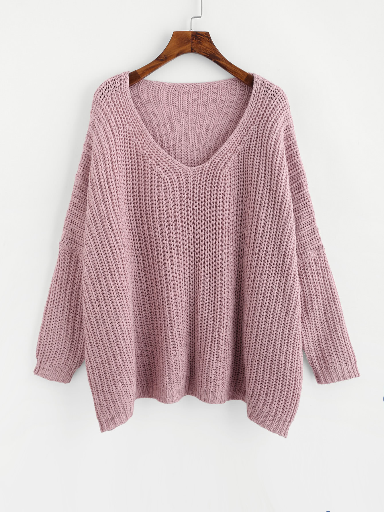 Модный вязаный джемпер