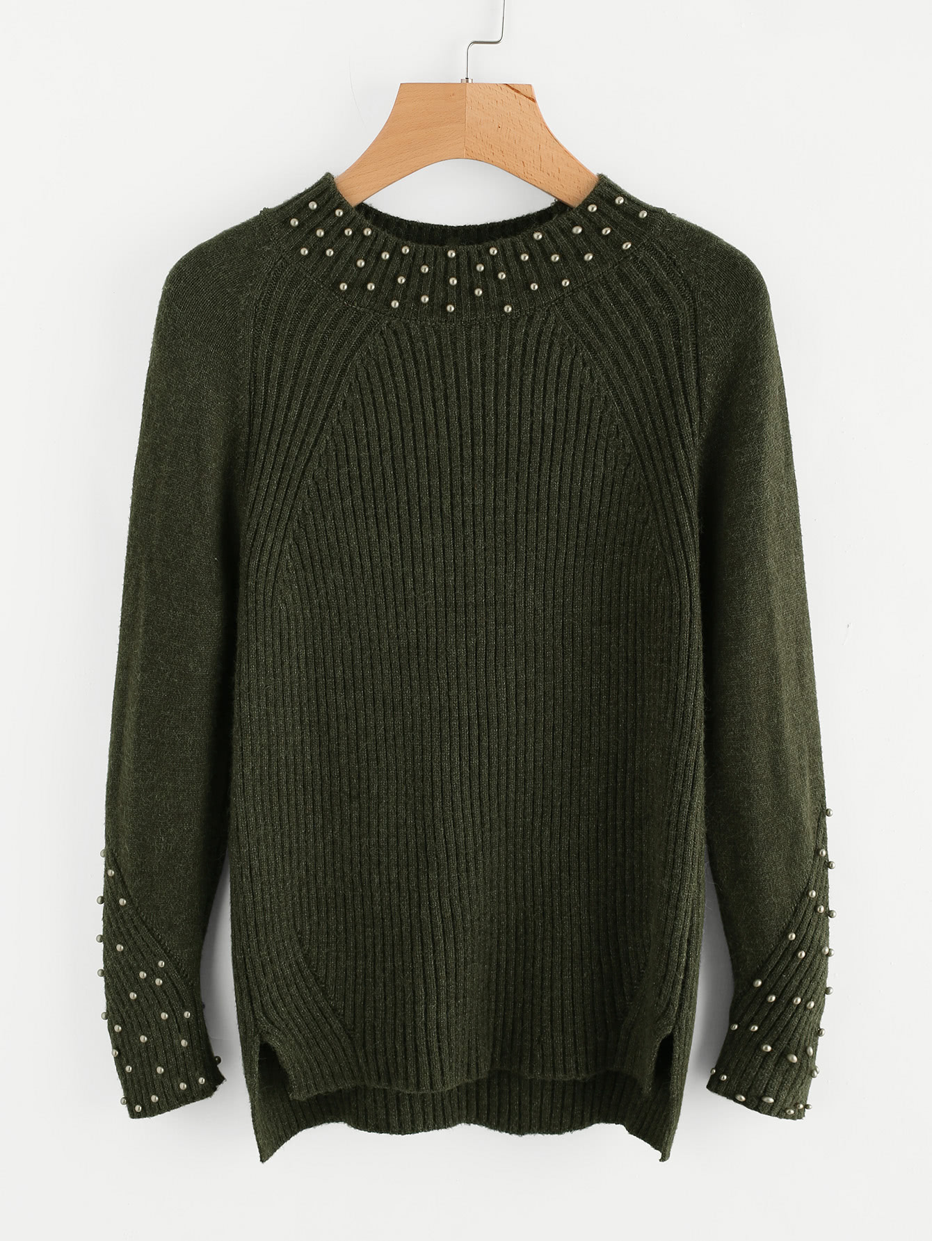 h&m pearl neck jumper