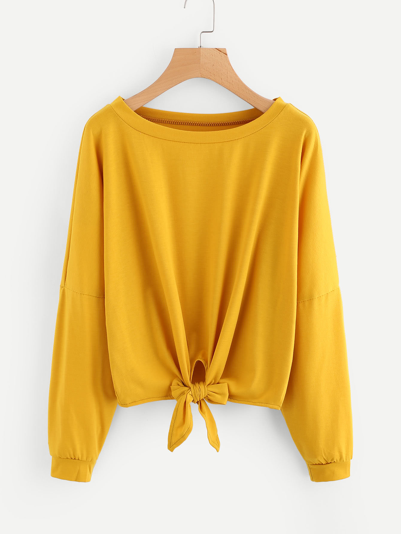 Модный джемпер с бантом