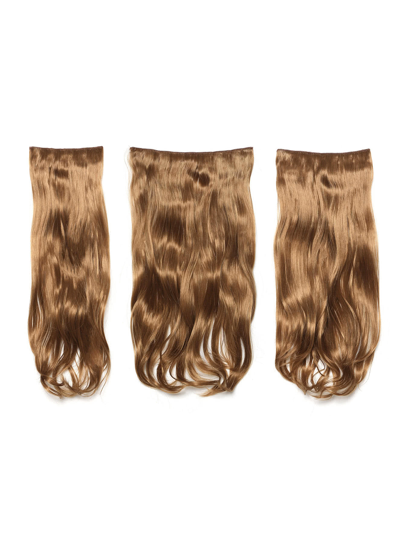 Mix Auburn Clip In Soft Wave Hair Extension 3pcs