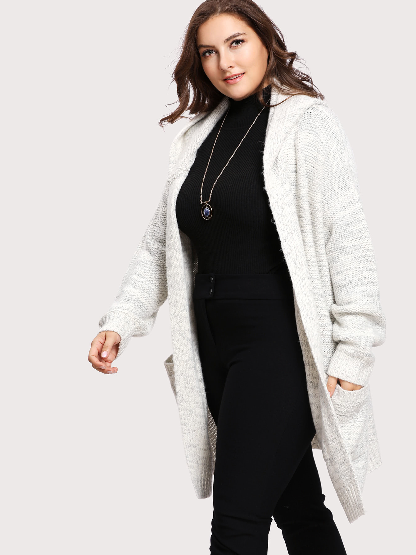 shein drop shoulder cardigan