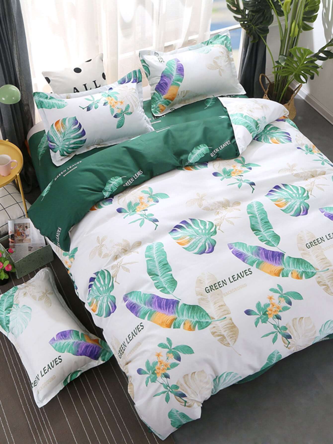 1.8 м 4Pcs Тропический обложка для обложки и листок и шлем