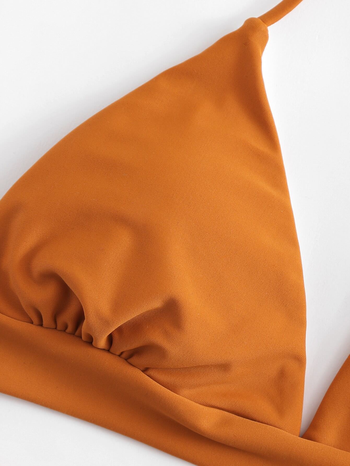 High Waist Cut Out Bikini Set SheIn(Sheinside)