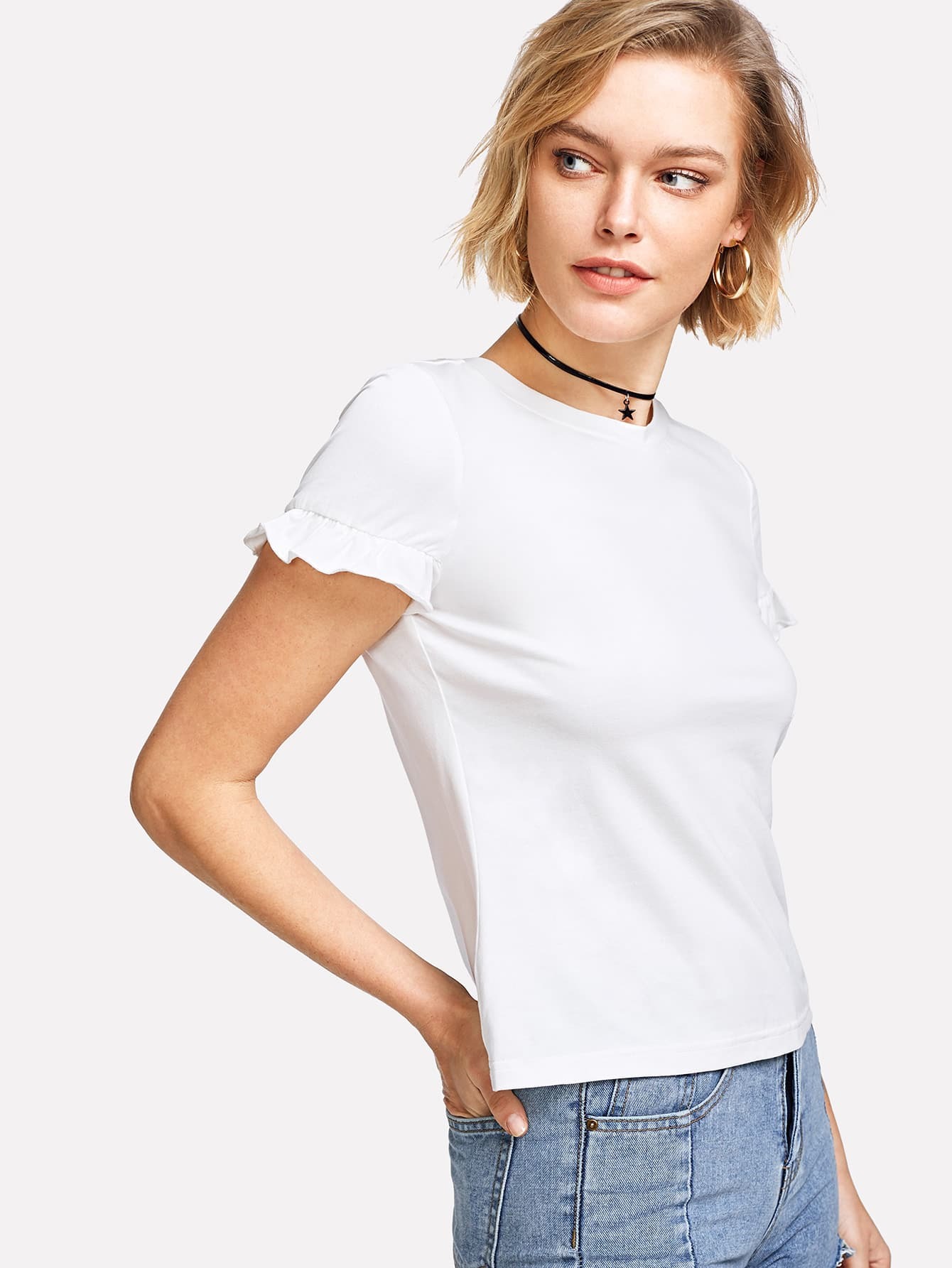 ruffle t