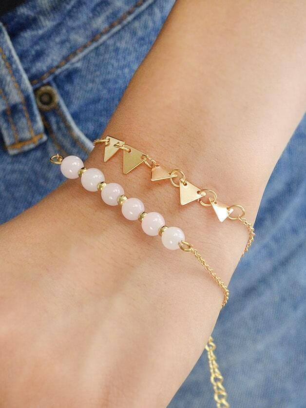5Pcs/Set Bohemian Jewelry Ethnic Gold-Color Bangles