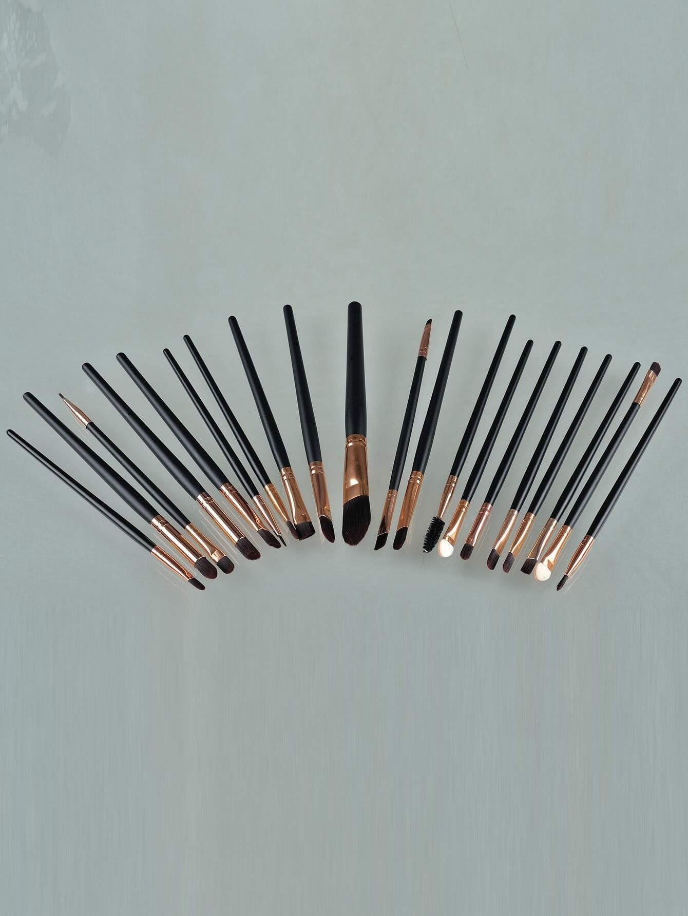 20pcs Professional Makeup Brushes Set Metal Make Up Brush SetBlack