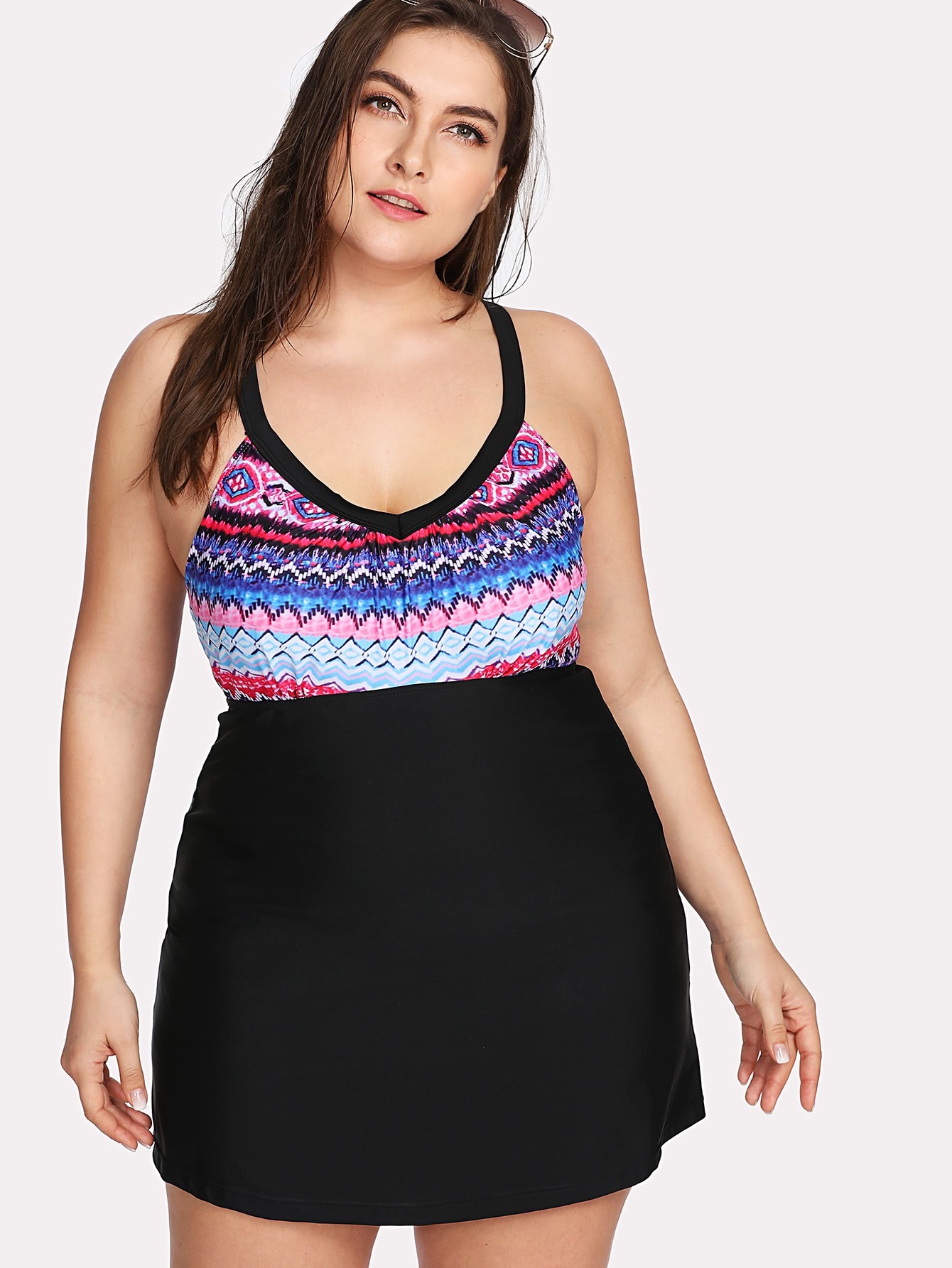Criss Cross Swim Dress