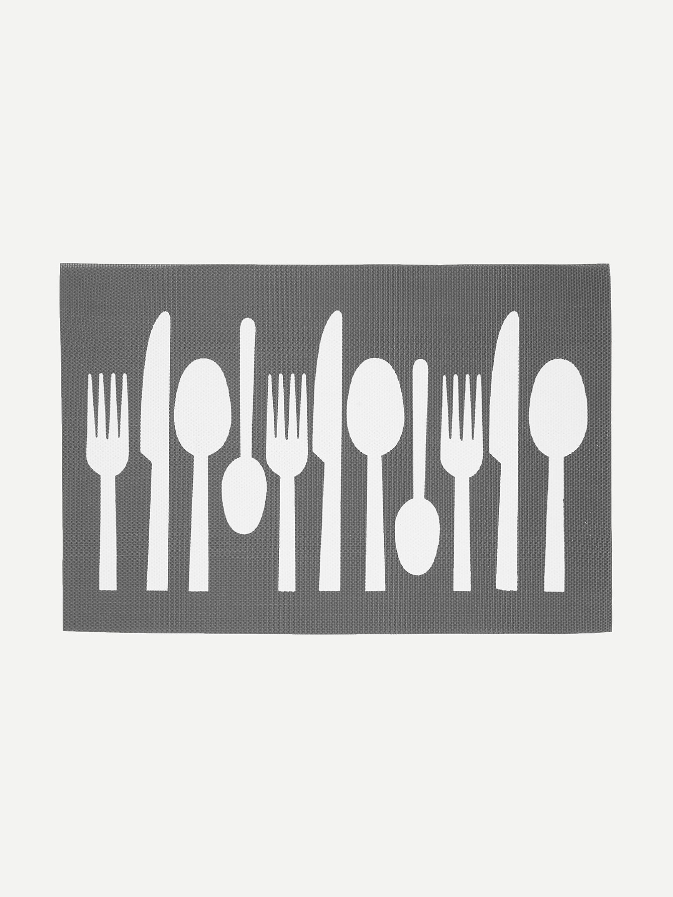 Коврик для печати на вилке и ножнице