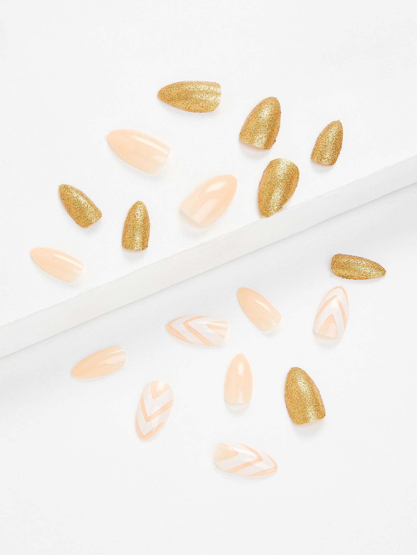 Блеск миндаля False Nail 10шт