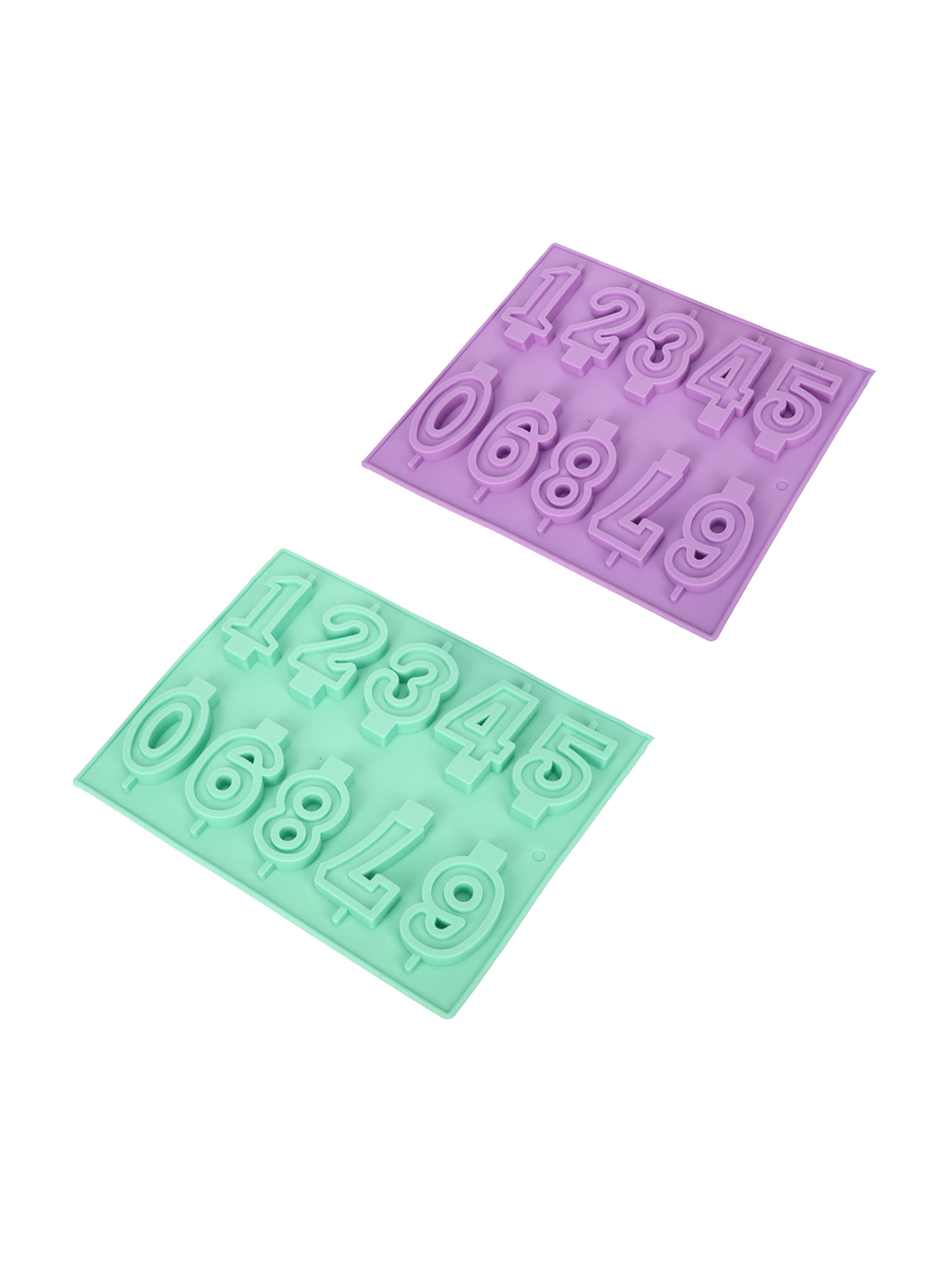 1Pc Random Color Numbers Shaped Baking Mould