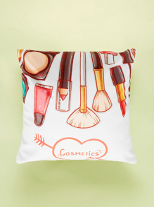 Makeup Tools Print Cushion Cover