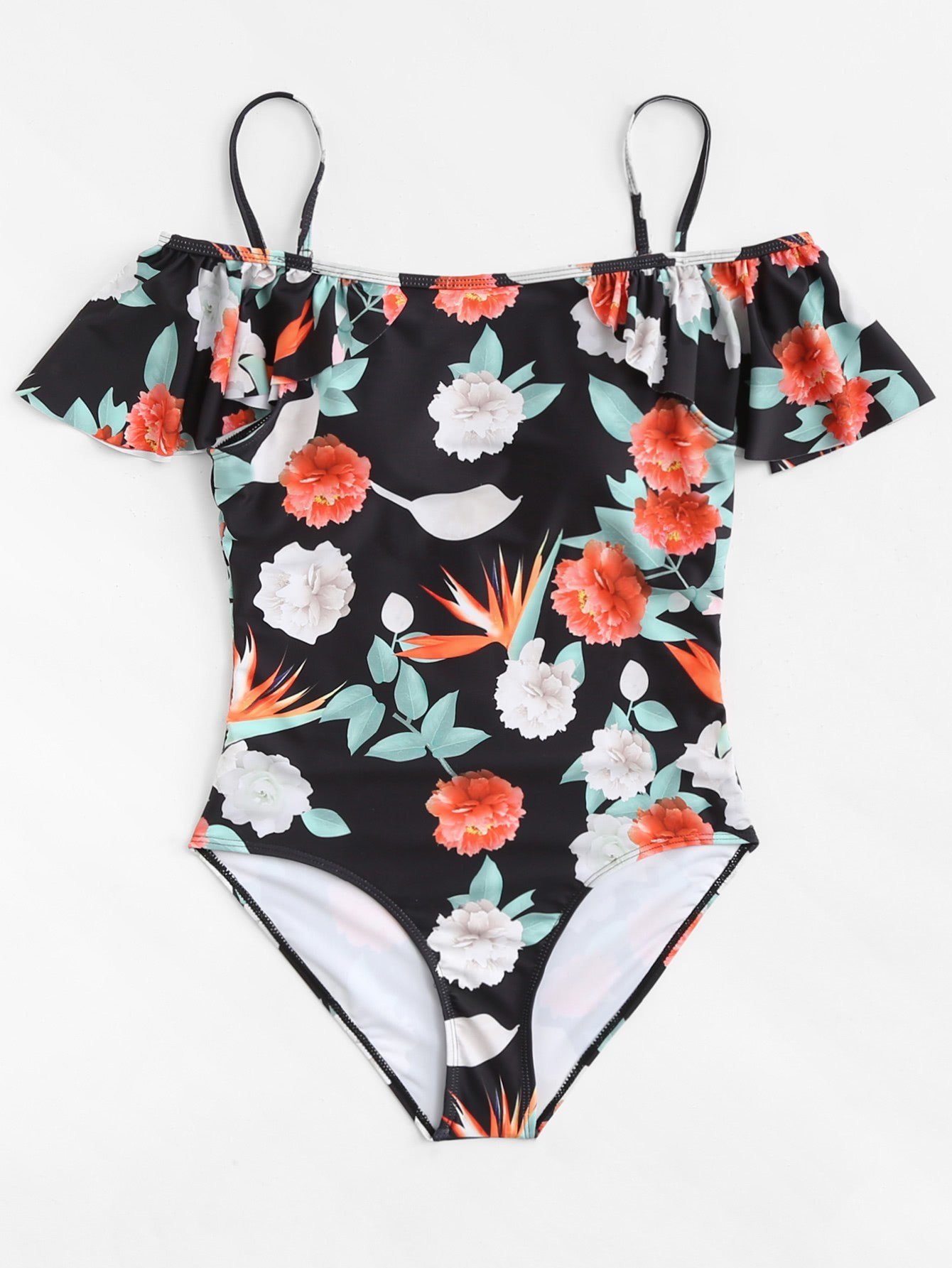 Стильный купальник цветы