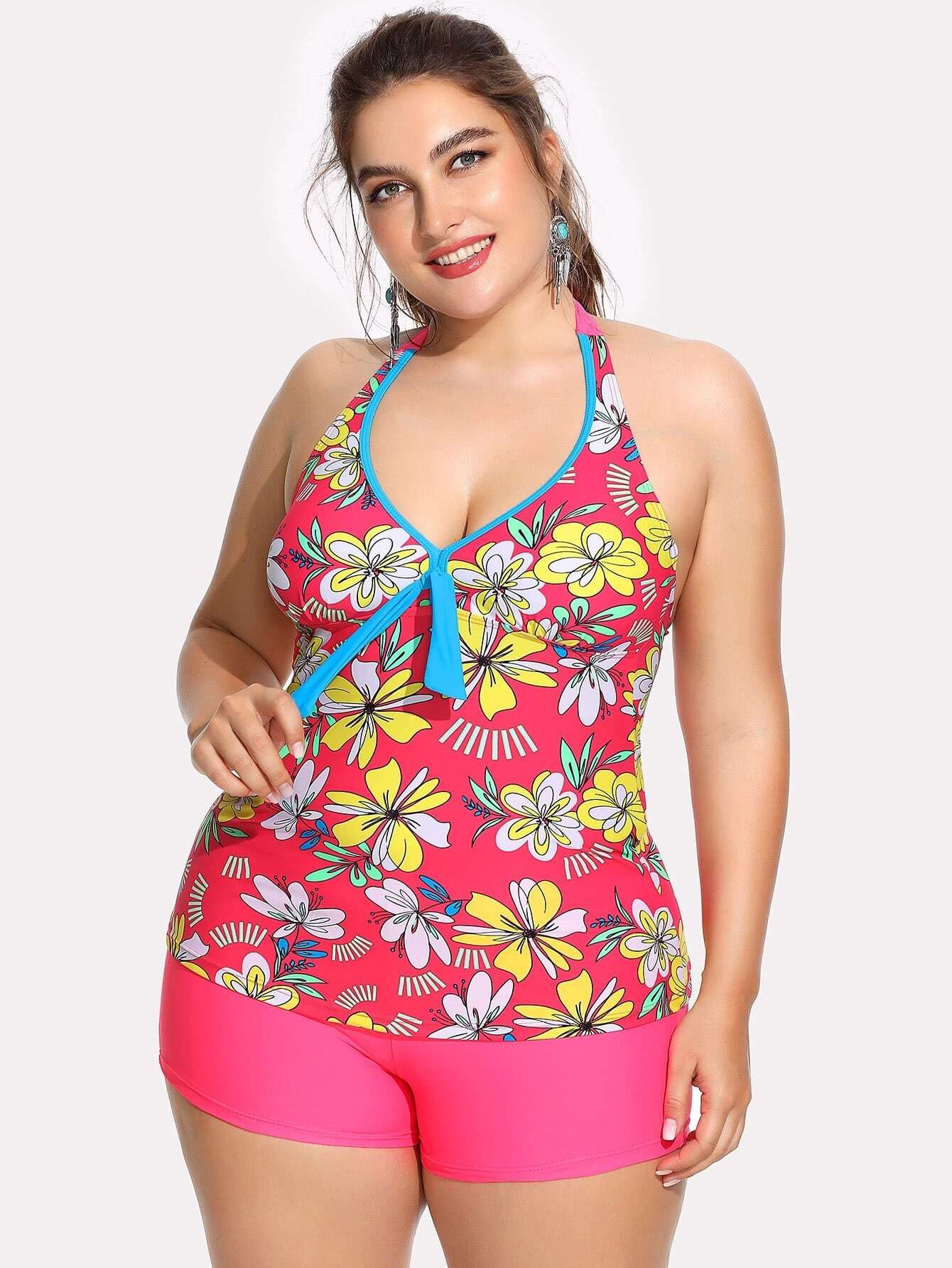 Купальник цветы