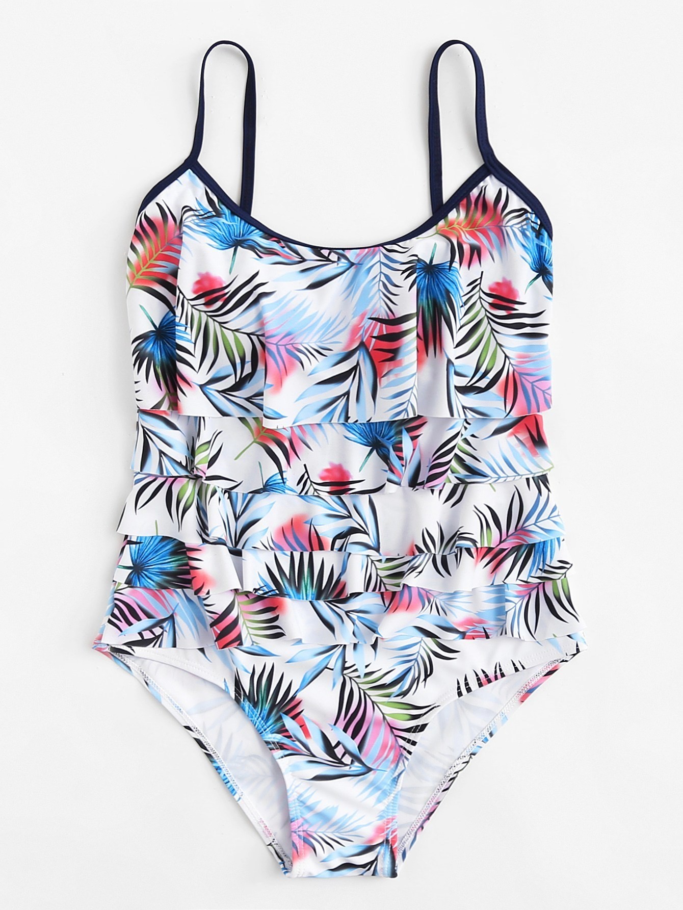 Купальник с принтом цветы