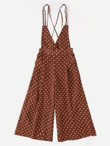Spot Wide Leg Jumpsuit