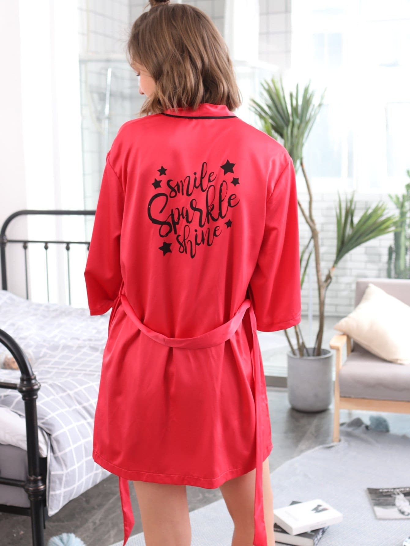 Халат с надписью