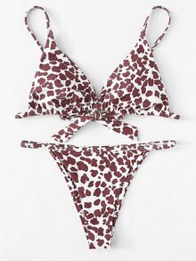 Leopard Pattern Bikini Set