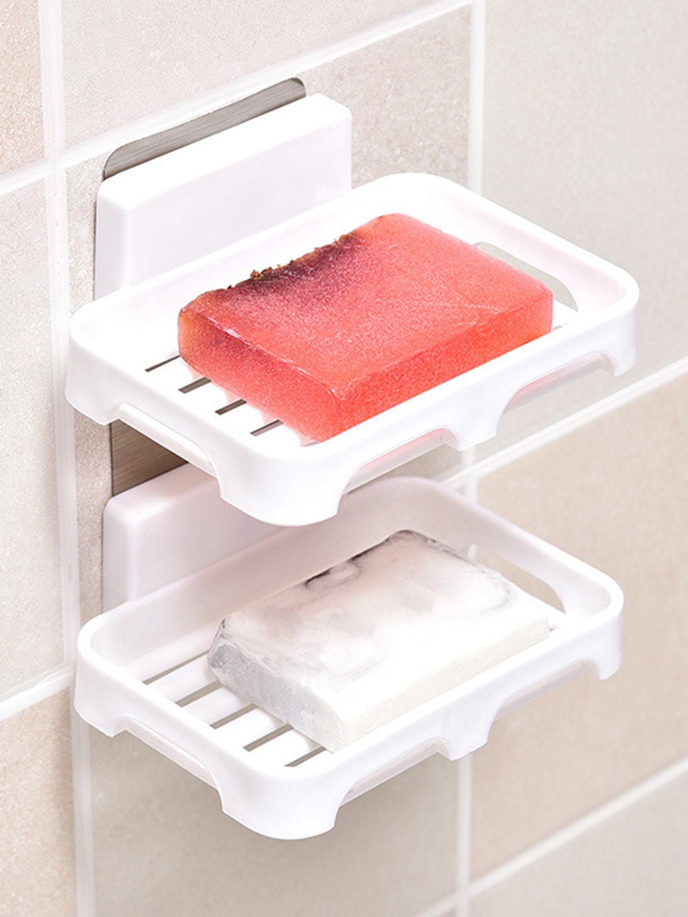 Double Layered Wall Mounted Soap Dish