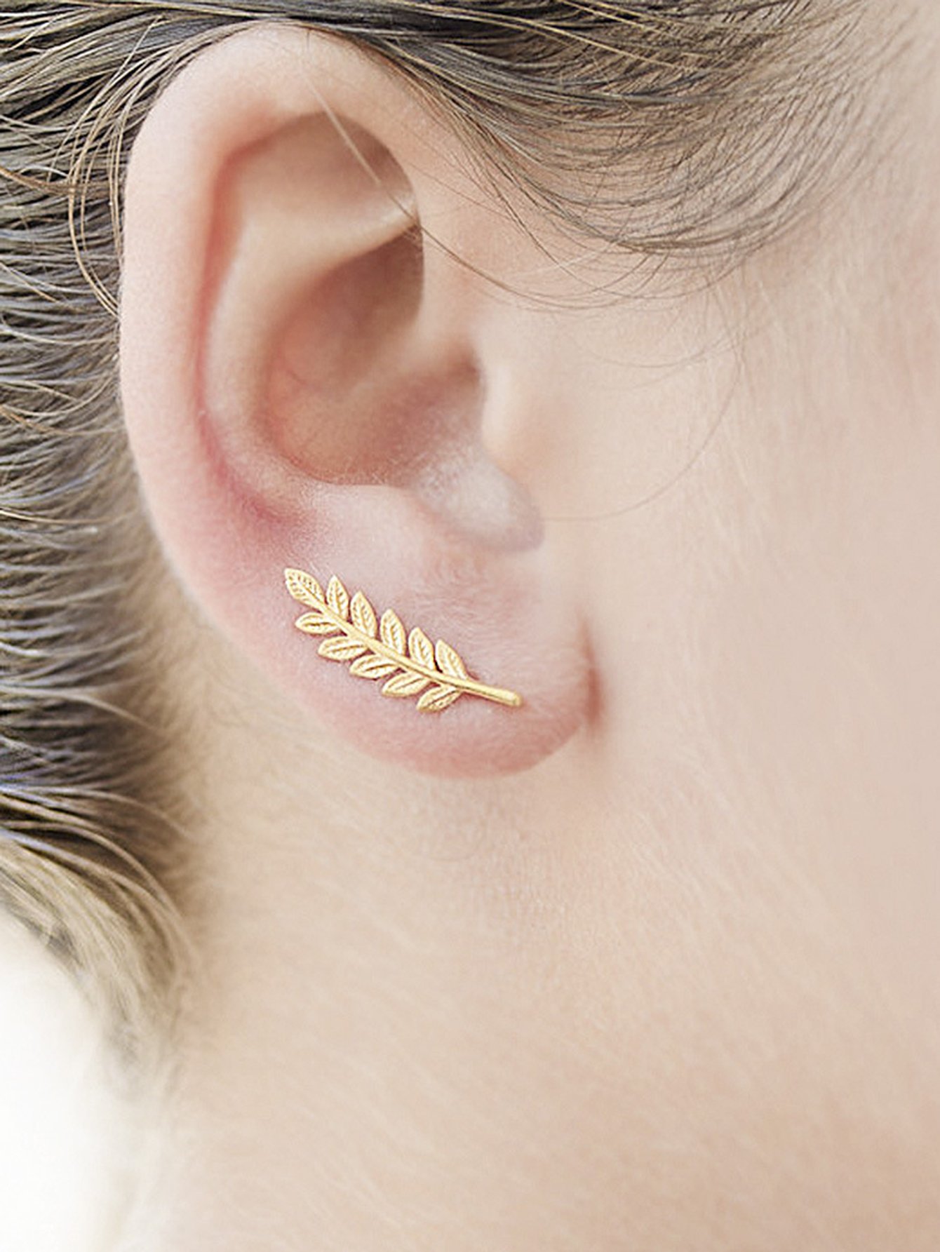 Leaf Shaped Ear Climber