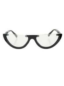 Blackwhite Half-Frame Sunglasses