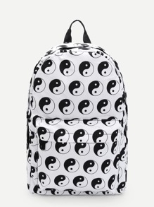 Otto Trigrammi Print Backpack