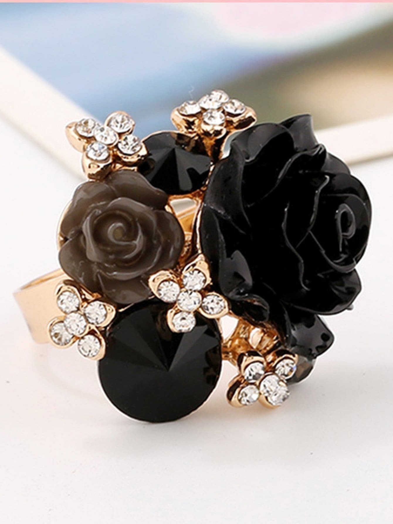 Кольцо роза