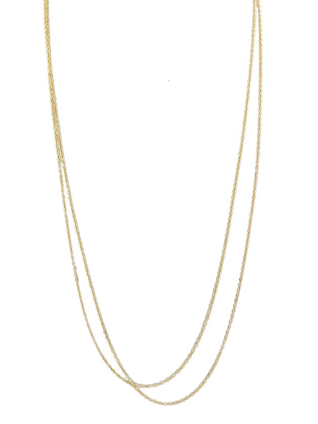 Gold Double-Layered Tassel Body Chain