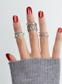 Hollow Geometric Ring