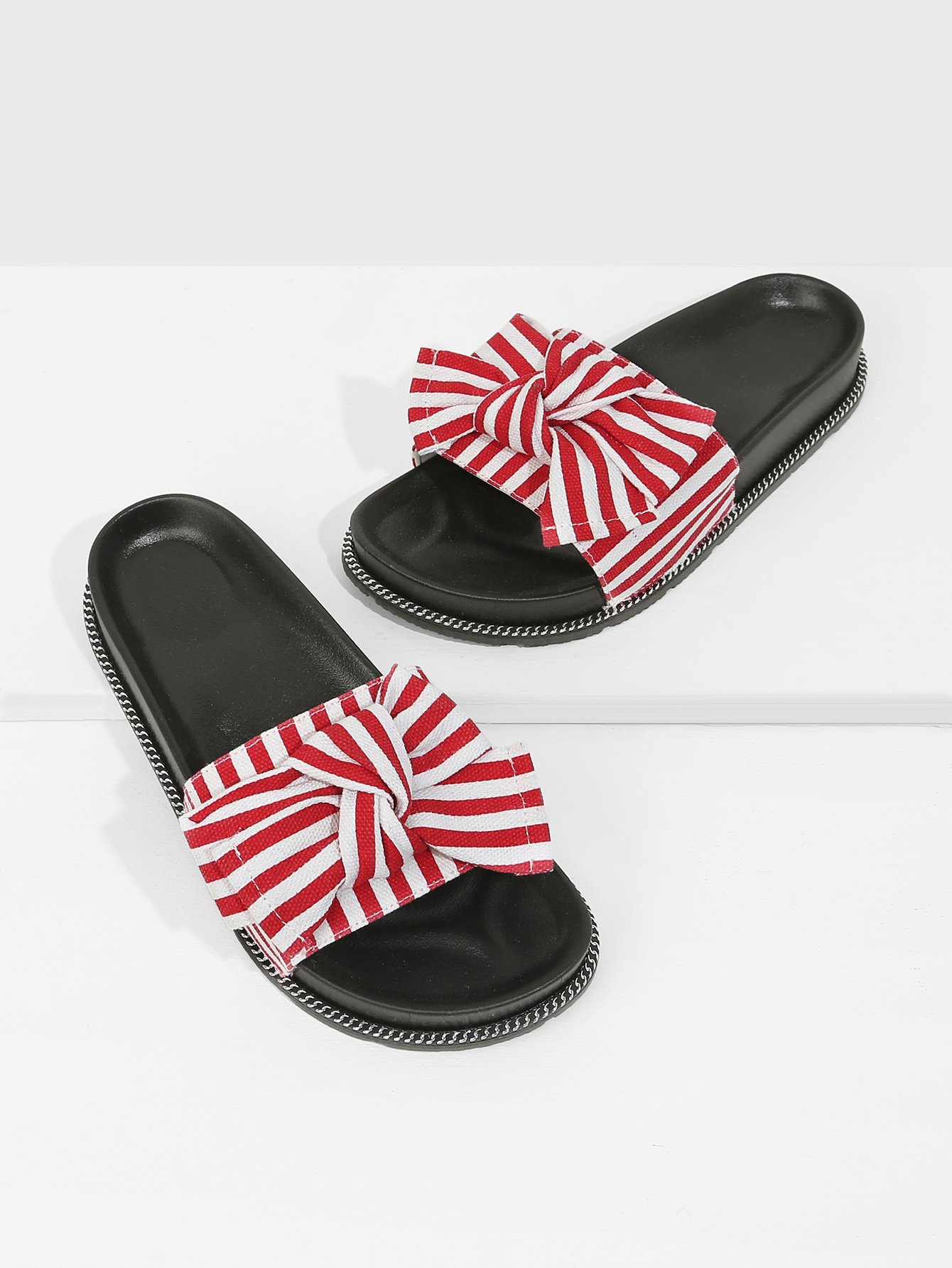 Тапки с бантом