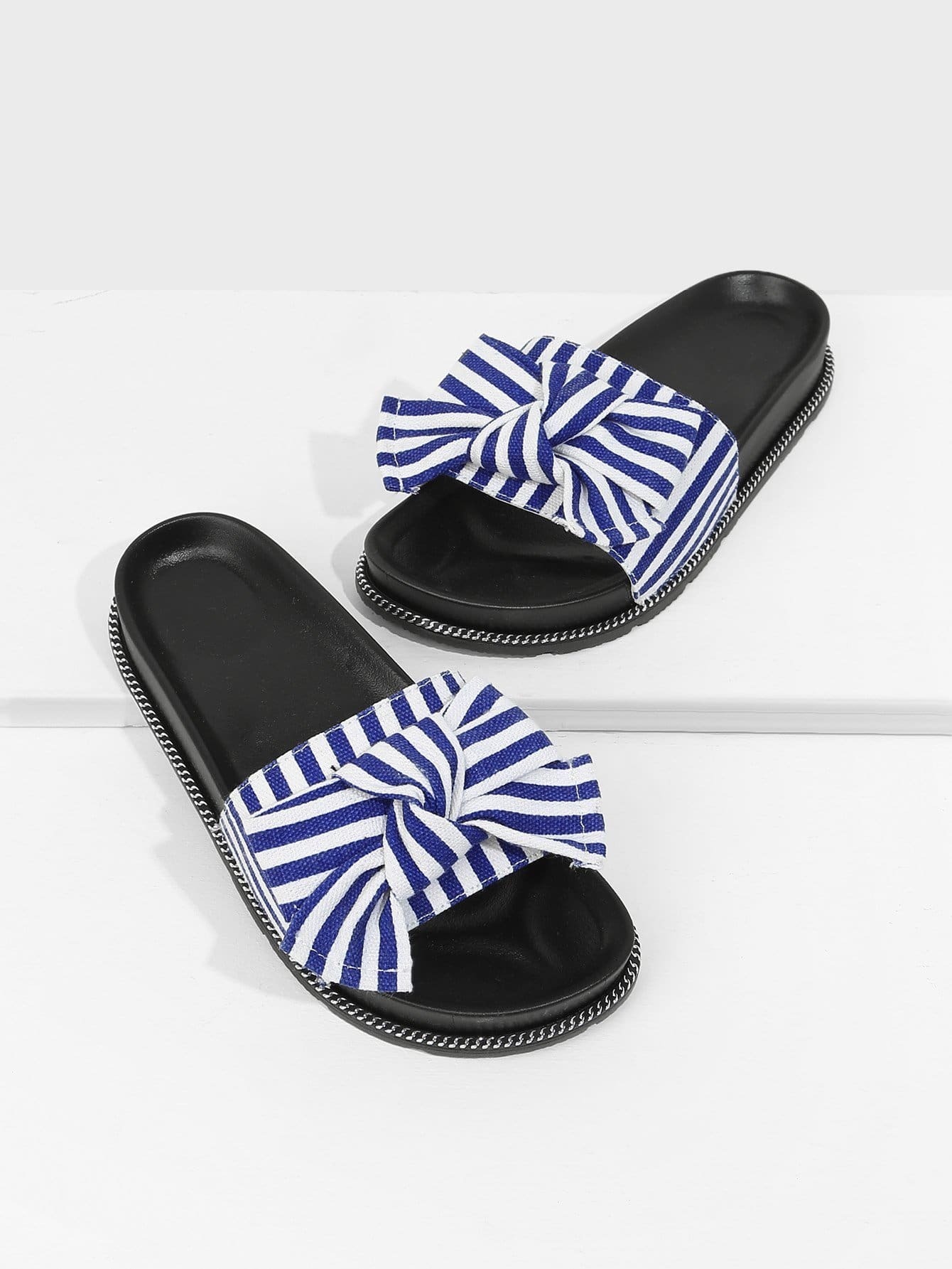 Тапки с бантом