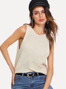 Low Side Knit Top