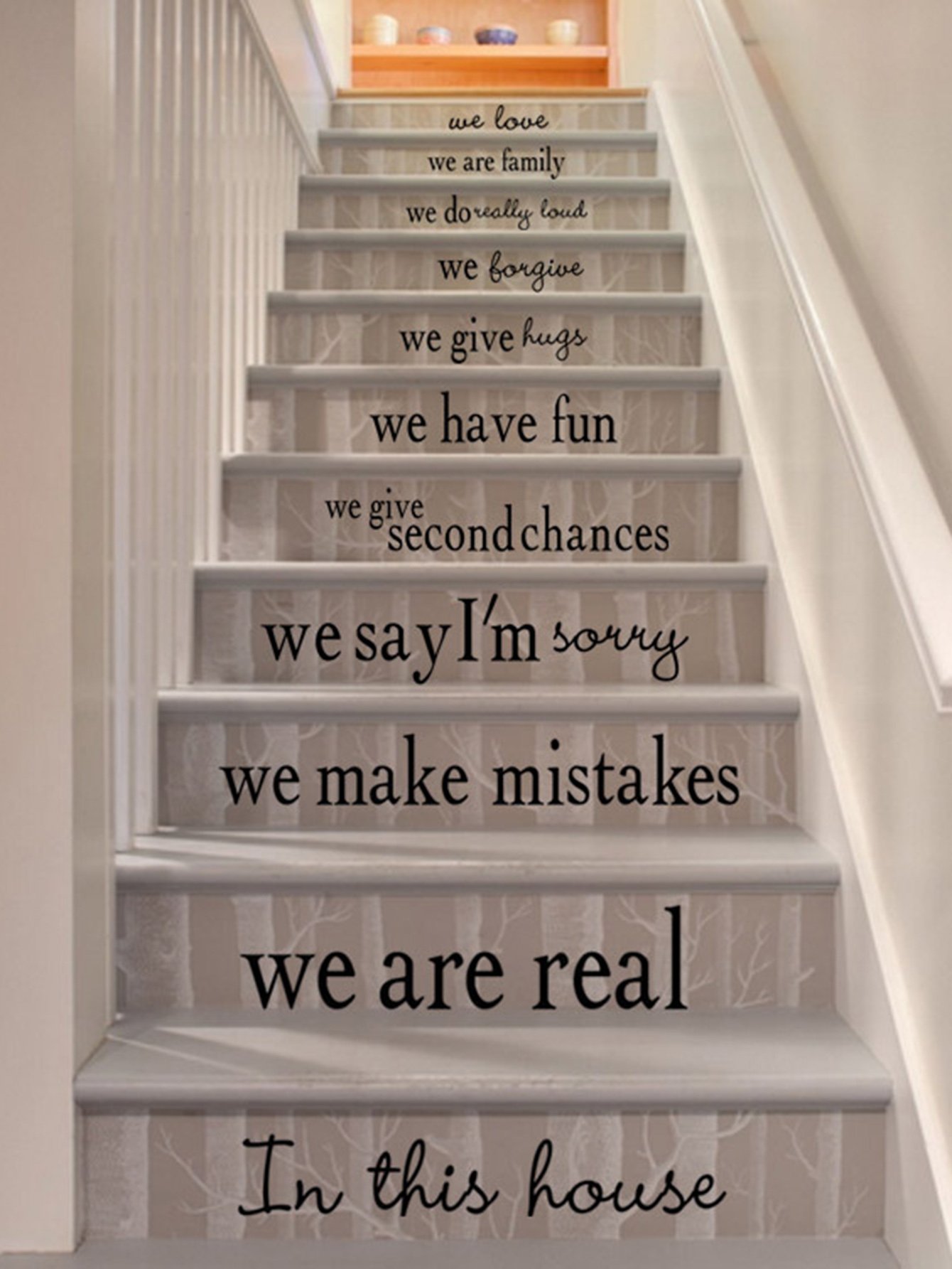 Slogan Steps Sticker