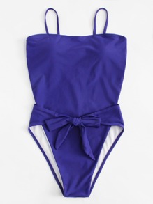 Bow Tie Cutout Swimsuit