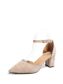 Ankle Strap Pointed Toe Heels