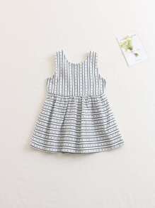 Kids Dots 3D Applique Dress
