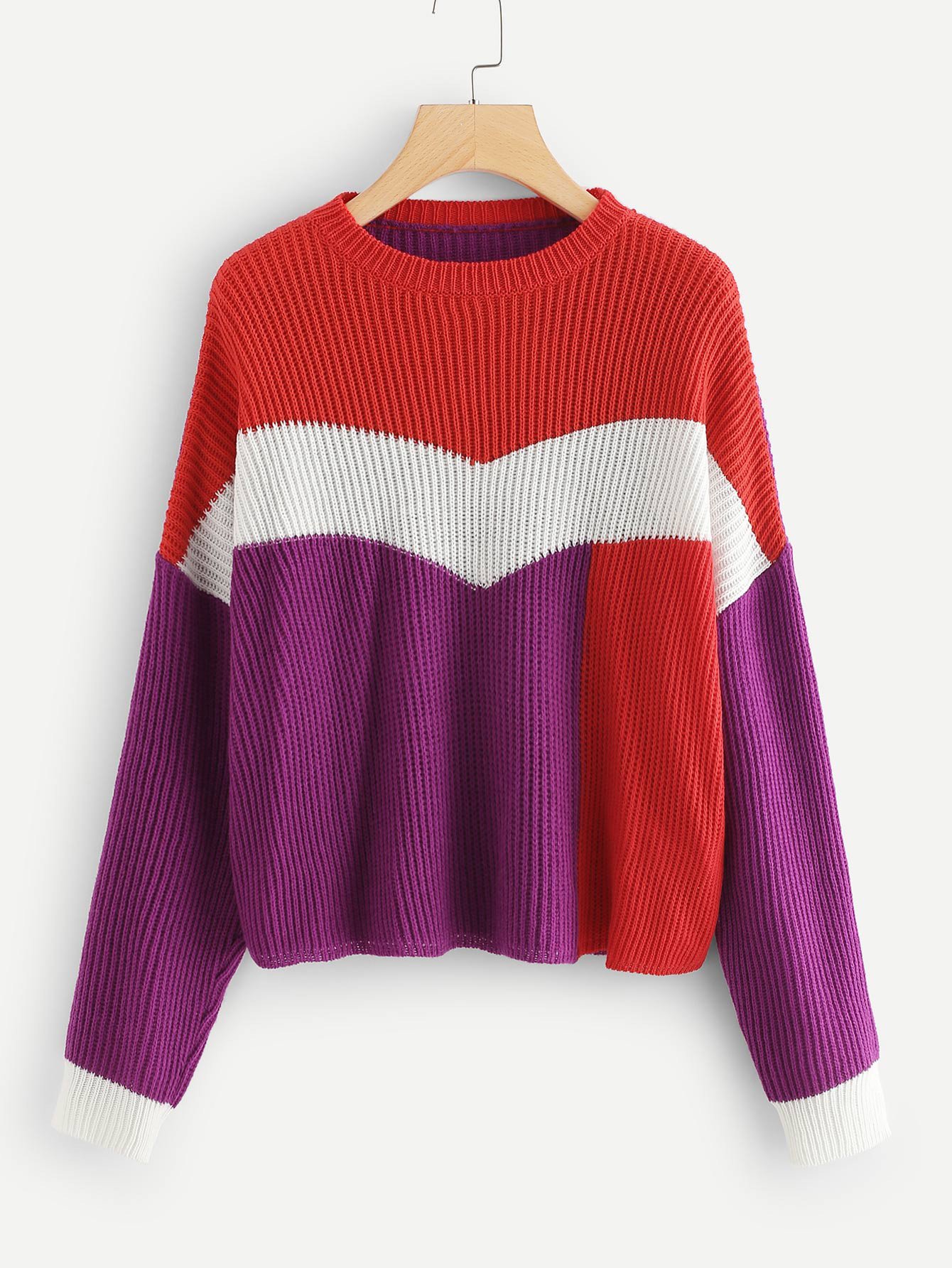 Разноцветный свитер