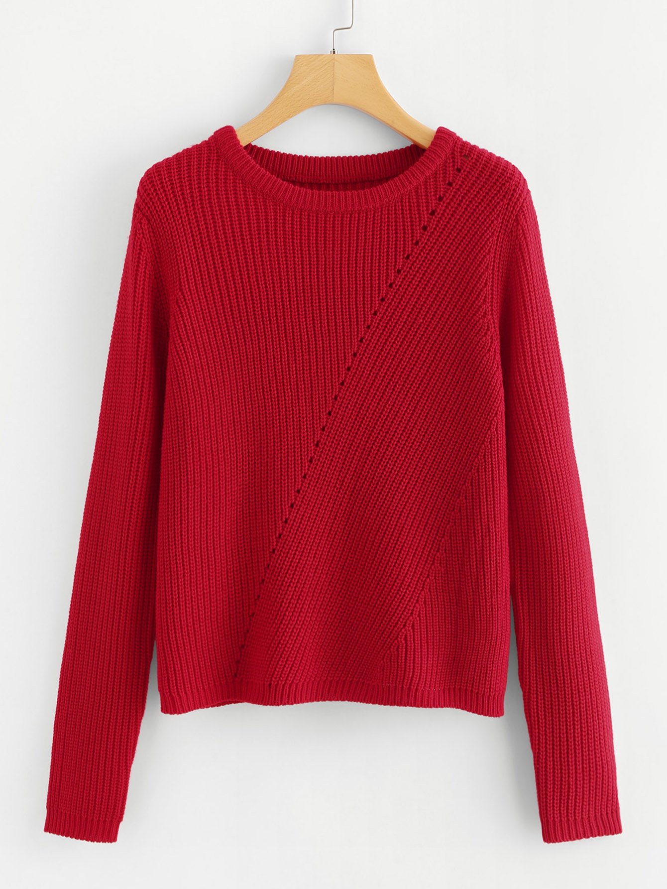 Однотонный свитер